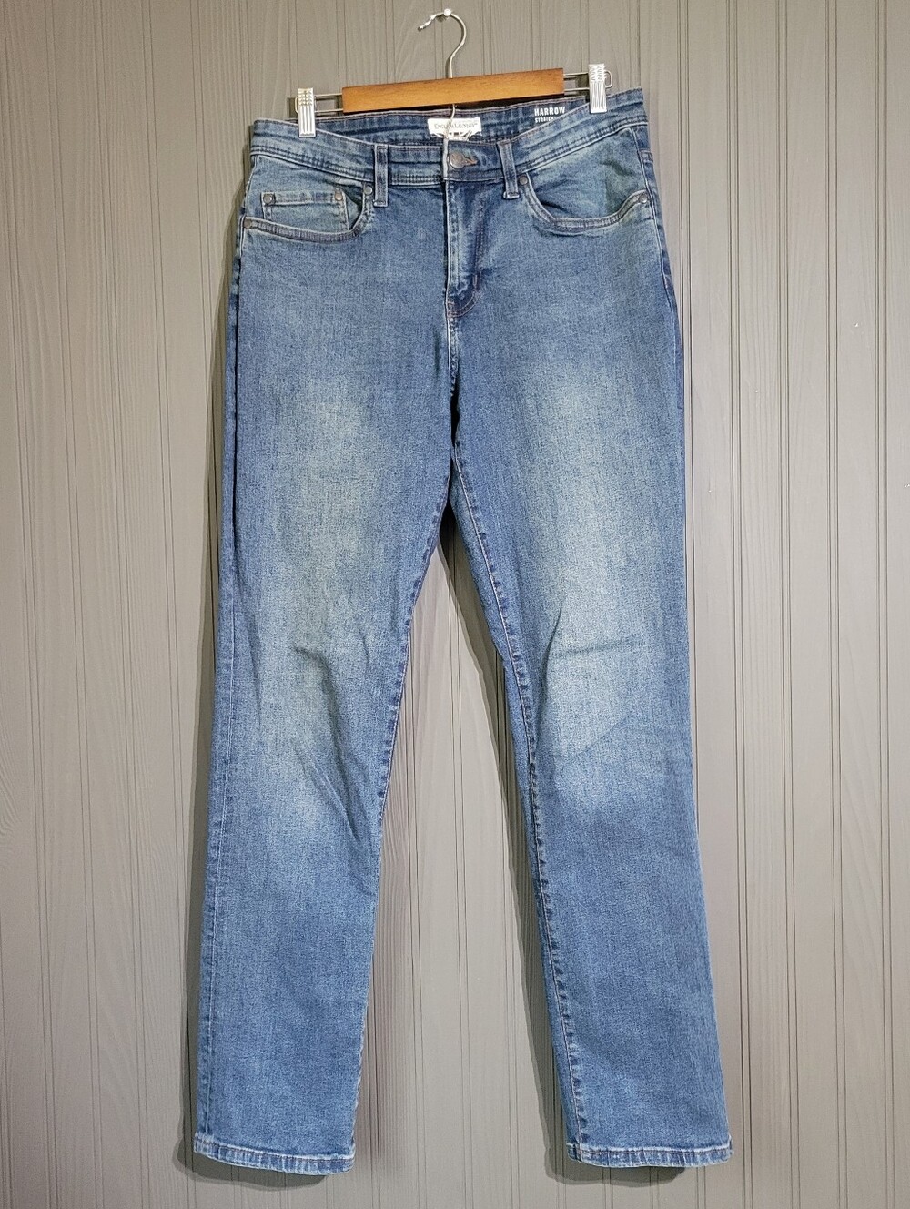 English Laundry Denim Jeans Harrow Straight Fit Medium Wash Blue Men's 32x32